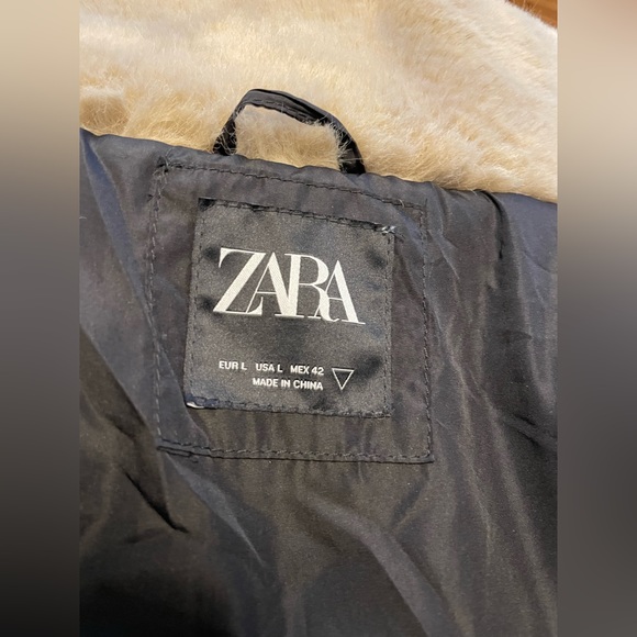 ZARA Jacket Men Popular CROPPED FLEECE JACKET zip up into this Soft and warm❤️ - Picture 7 of 8